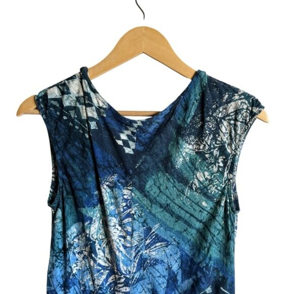 Jams World Dress Size Small Tapa Jungle Blu Vintage Blues Jungle Beach - Picture 7 of 13